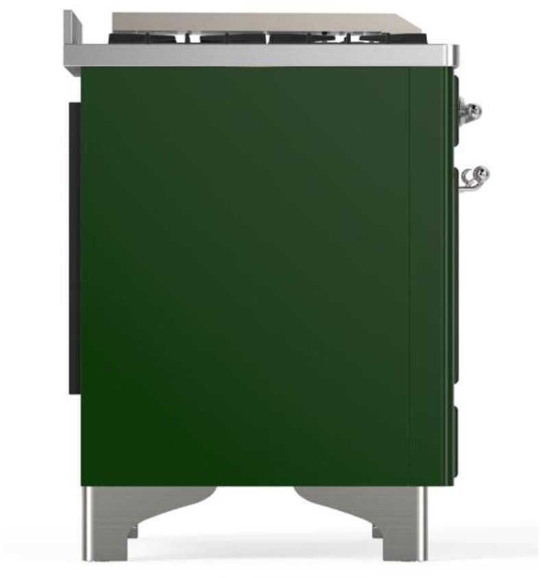 Ilve UM15FDQNS3EGC Natural Gas In Emerald Green W/ Chrome Trim