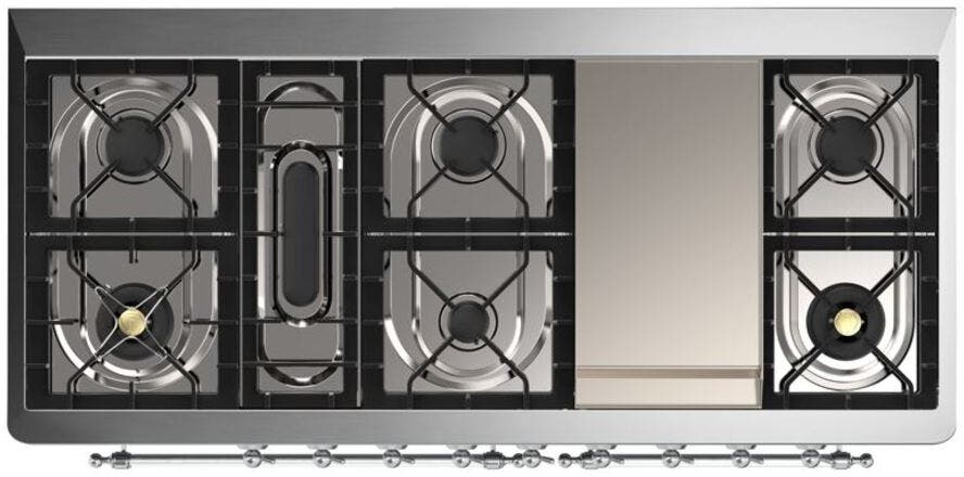 Ilve UM15FDQNS3EGC Natural Gas In Emerald Green W/ Chrome Trim
