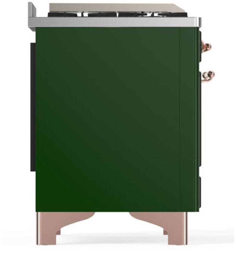 Ilve UM15FDQNS3EGPLP Liquid Propane In Emerald Green W/ Copper Trim