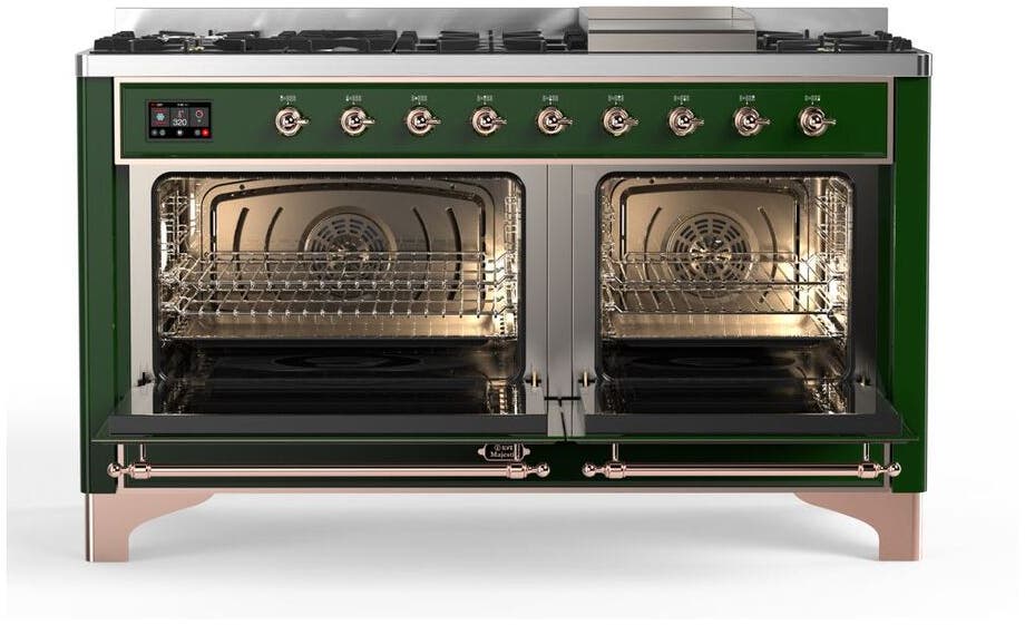 Ilve UM15FDQNS3EGP Natural Gas In Emerald Green W/ Copper Trim