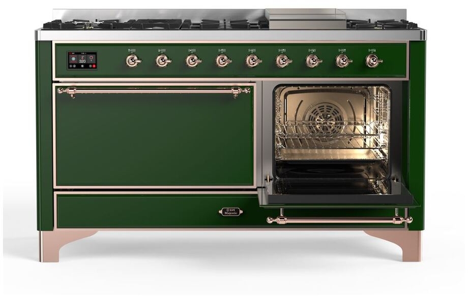 Ilve UM15FDQNS3EGP Natural Gas In Emerald Green W/ Copper Trim