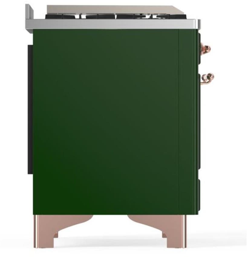 Ilve UM15FDNS3EGPLP Liquid Propane In Emerald Green W/ Copper Trim