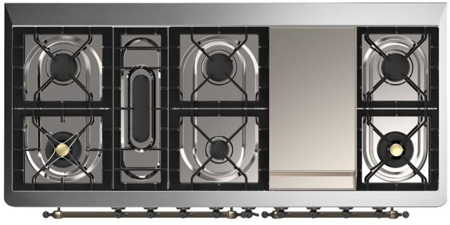 Ilve UM15FDNS3EGB Natural Gas In Emerald Green W/ Bronze Trim