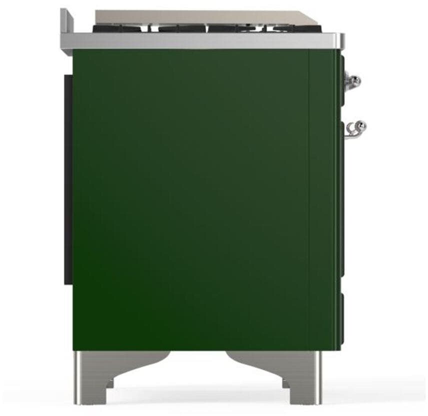 Ilve UM15FDNS3EGCLP Liquid Propane In Emerald Green W/ Chrome Trim