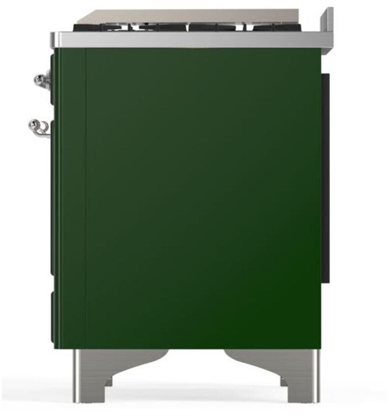 Ilve UM15FDNS3EGCLP Liquid Propane In Emerald Green W/ Chrome Trim