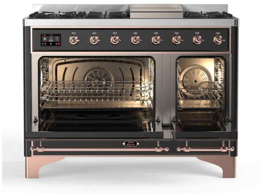 Ilve UM12FDQNS3MGP Natural Gas In Matte Graphite W/ Copper Trim