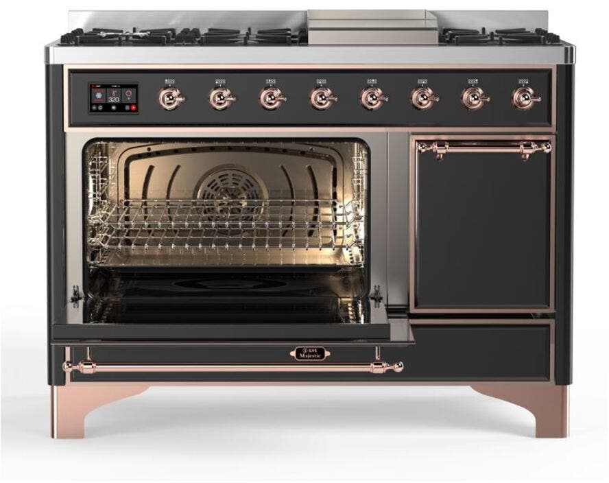 Ilve UM12FDQNS3MGP Natural Gas In Matte Graphite W/ Copper Trim