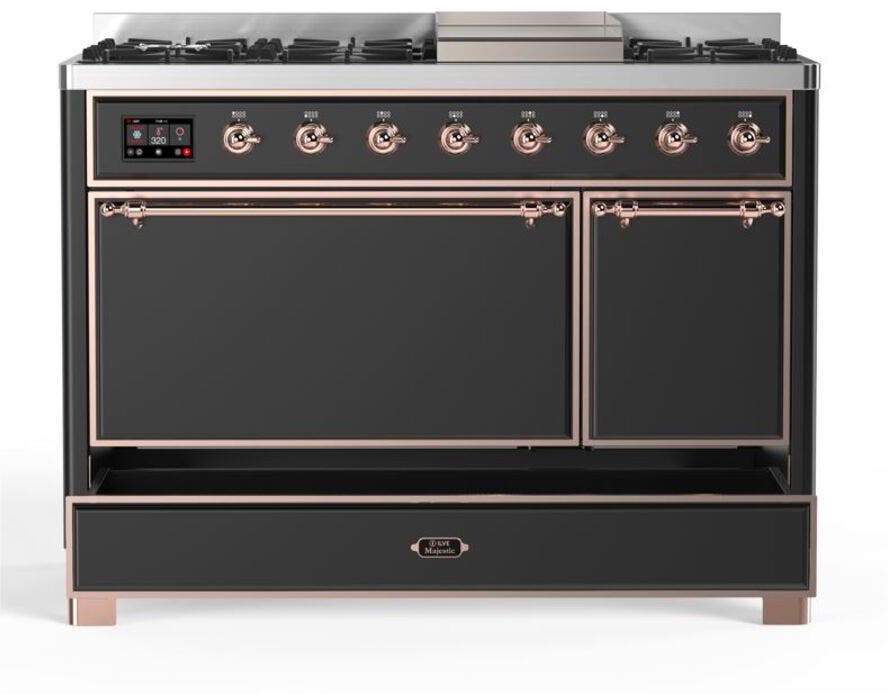 Ilve UM12FDQNS3MGP Natural Gas In Matte Graphite W/ Copper Trim