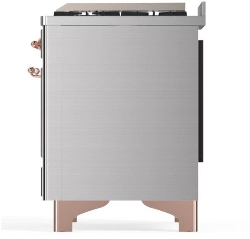 Ilve UM12FDQNS3SSP Natural Gas In Stainless Steel W/ Copper Trim