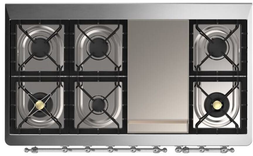 Ilve UM12FDQNS3WHCLP Liquid Propane In White W/ Chrome Trim