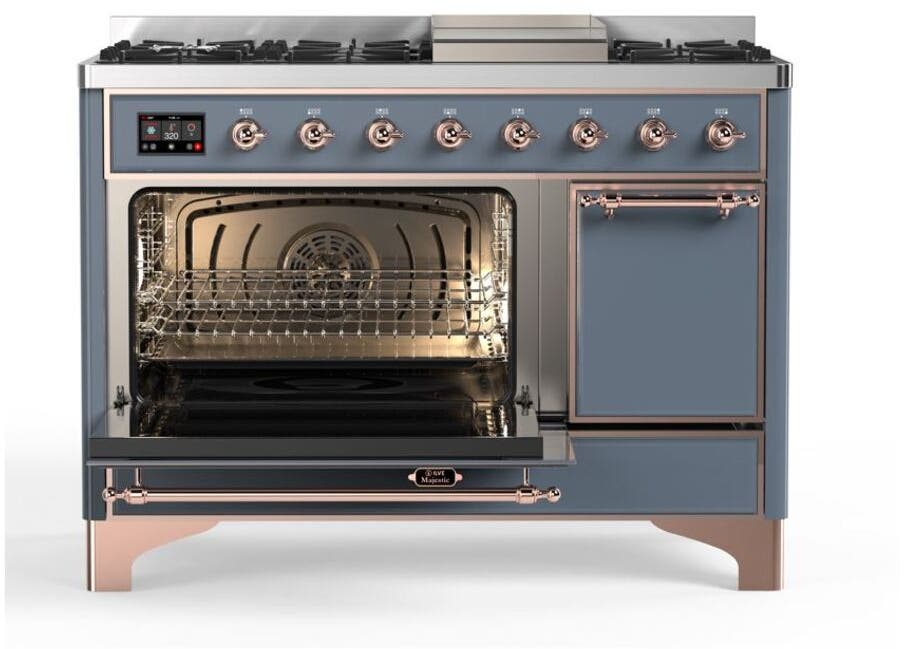 Ilve UM12FDQNS3BGPLP Liquid Propane In Blue Grey W/ Copper Trim
