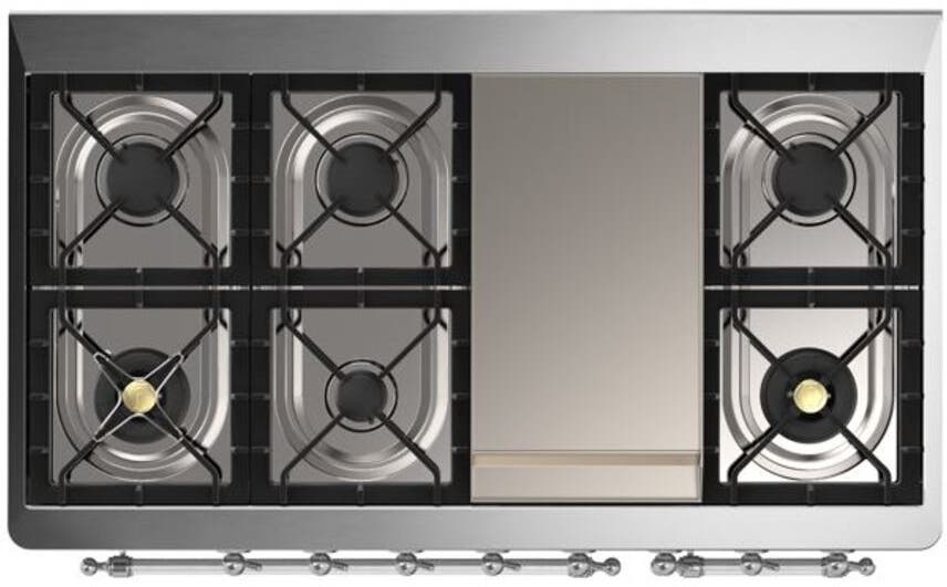 Ilve UM12FDQNS3EGC Natural Gas In Emerald Green W/ Chrome Trim