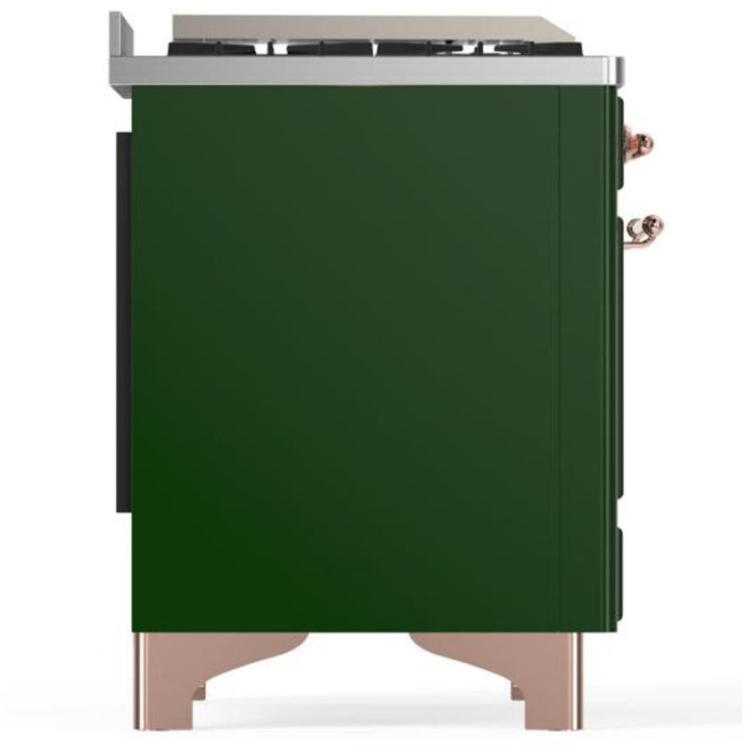 Ilve UM12FDQNS3EGP Natural Gas In Emerald Green W/ Copper Trim