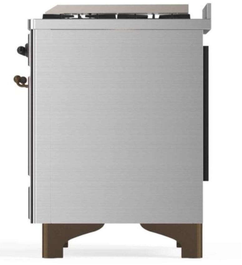 Ilve UM12FDNS3SSBLP Liquid Propane In Stainless Steel W/ Bronze Trim