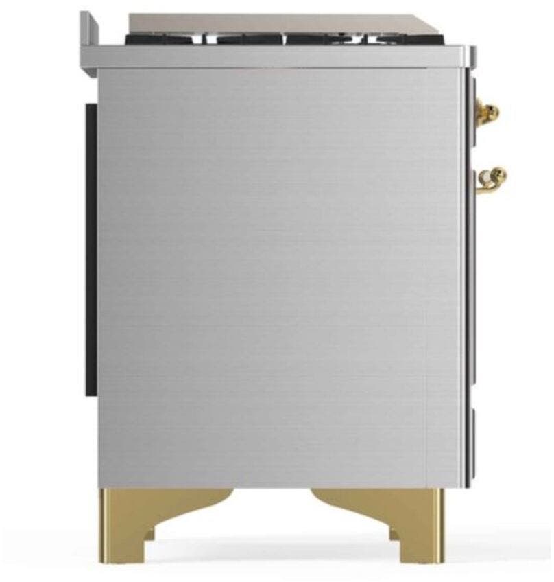 Ilve UM12FDNS3SSGLP Stainless Steel, Brass Trim - LP