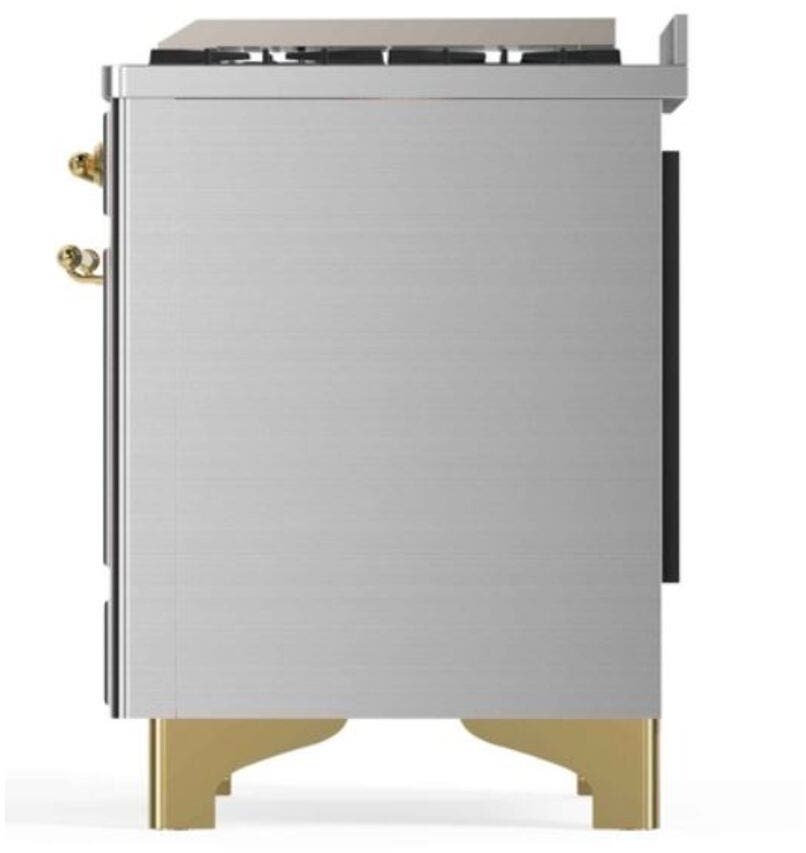 Ilve UM12FDNS3SSGLP Stainless Steel, Brass Trim - LP