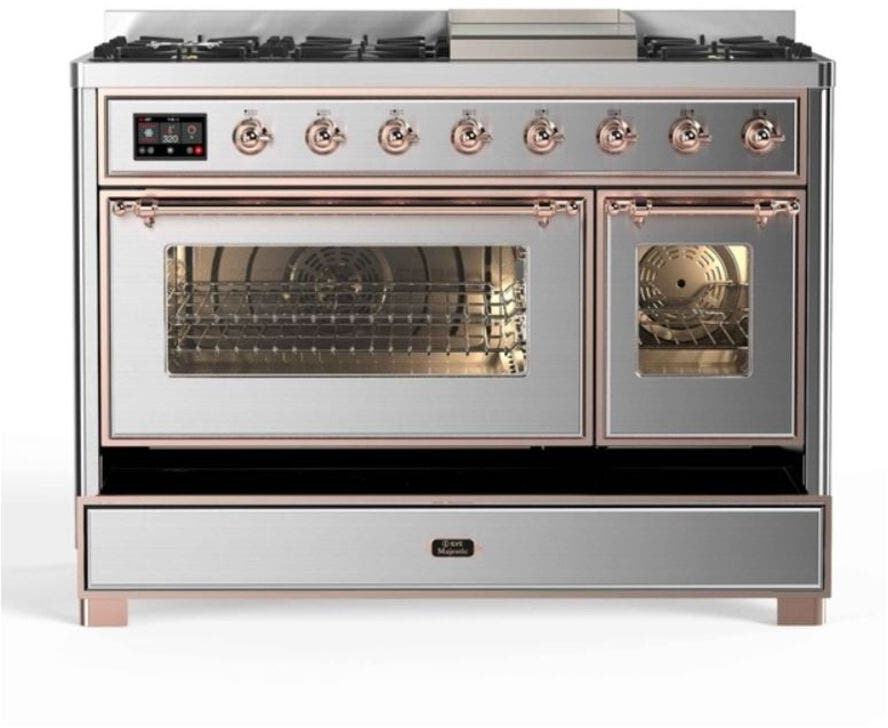 Ilve UM12FDNS3SSPLP Liquid Propane In Stainless Steel W/ Copper Trim