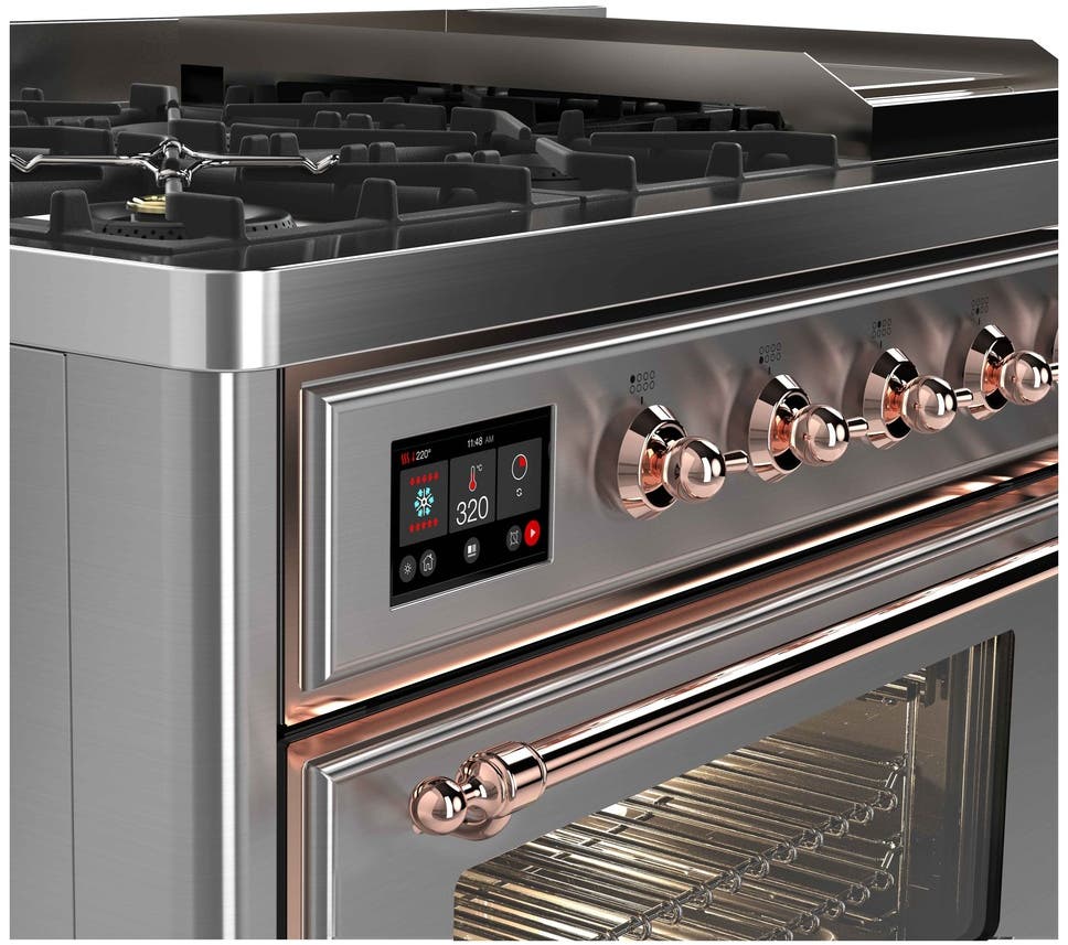 Ilve UM12FDNS3SSPLP Liquid Propane In Stainless Steel W/ Copper Trim