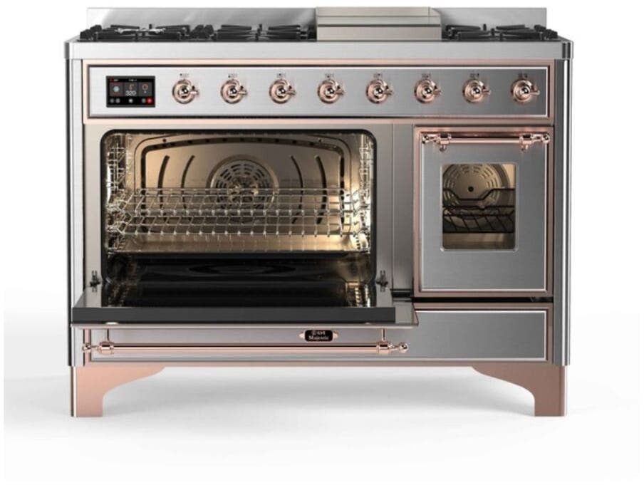 Ilve UM12FDNS3SSP Natural Gas In Stainless Steel W/ Copper Trim