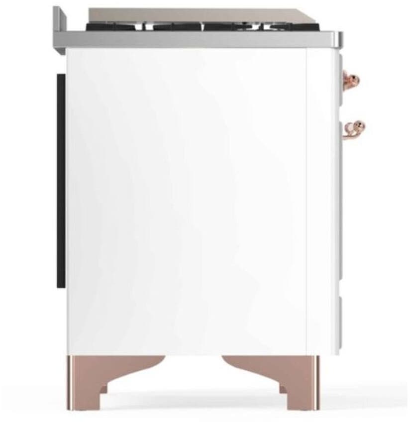 Ilve UM12FDNS3WHPLP Liquid Propane In White W/ Copper Trim