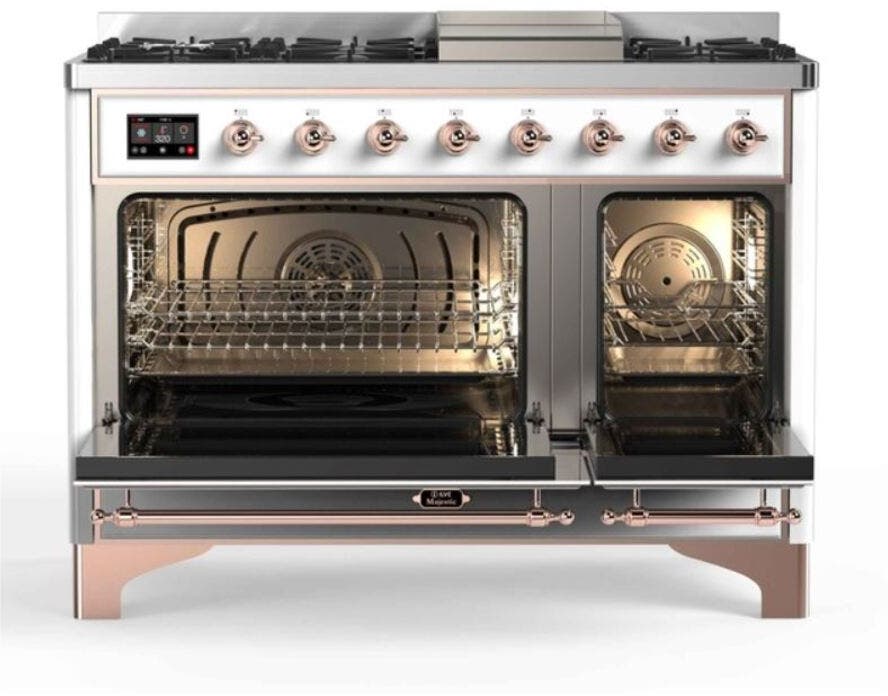 Ilve UM12FDNS3WHP Natural Gas In White W/ Copper Trim