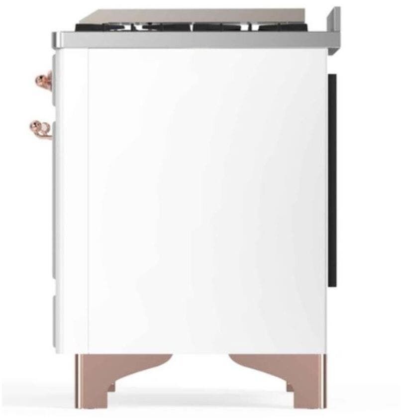 Ilve UM12FDNS3WHP Natural Gas In White W/ Copper Trim