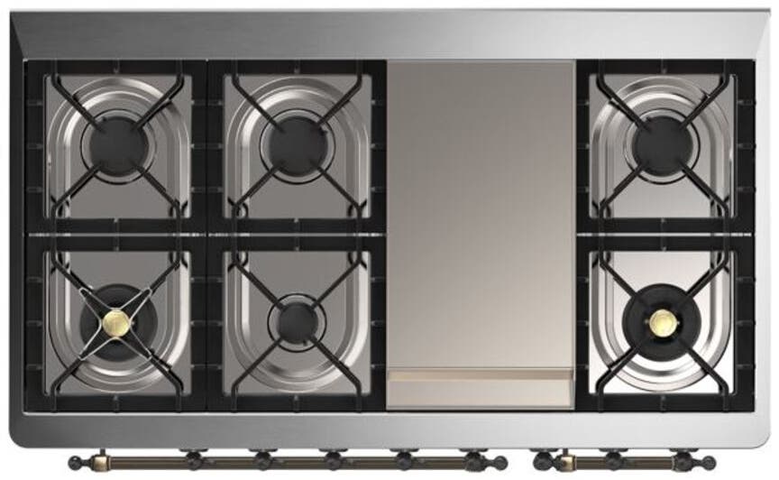 Ilve UM12FDQNS3AWBLP Liquid Propane In Antique White W/ Bronze Trim