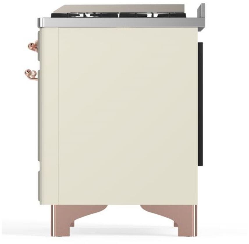 Ilve UM12FDQNS3AWP Natural Gas In Antique White W/ Copper Trim