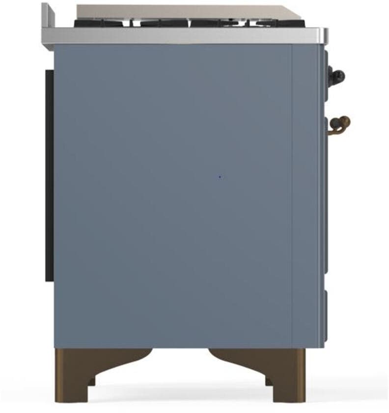 Ilve UM12FDQNS3BGB Natural Gas In Blue Grey W/ Bronze Trim