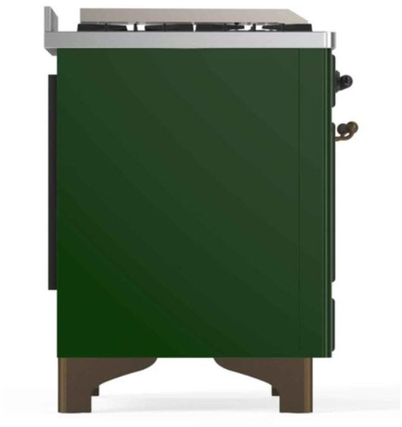 Ilve UM12FDNS3EGB Natural Gas In Emerald Green W/ Bronze Trim