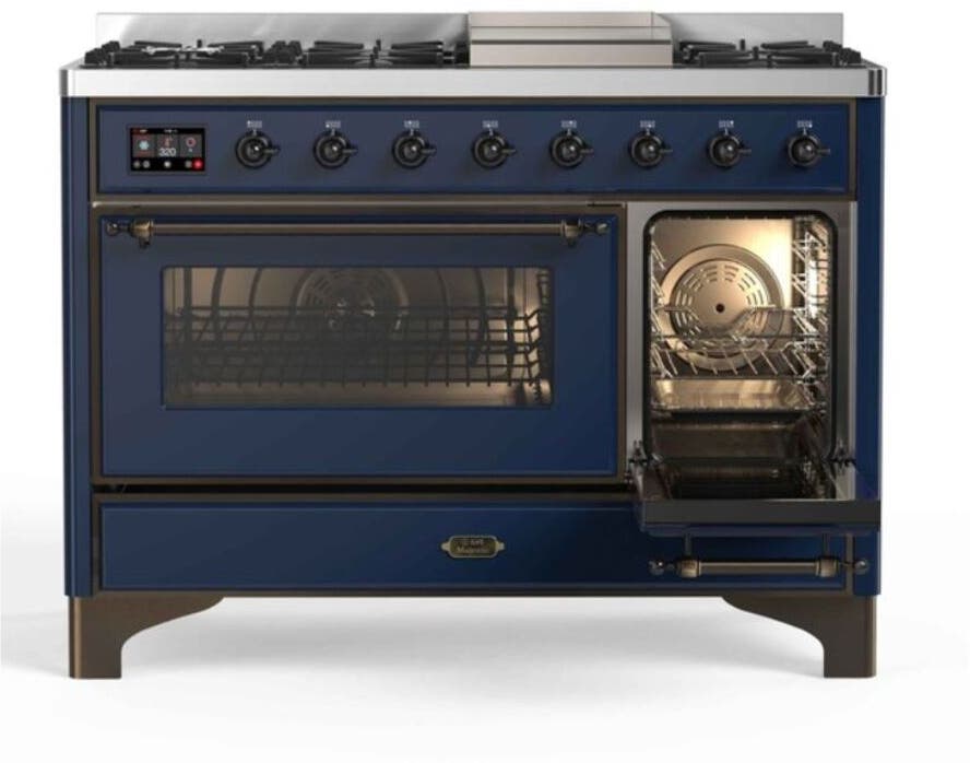 Ilve UM12FDNS3MBB Natural Gas In Midnight Blue W/ Bronze Trim
