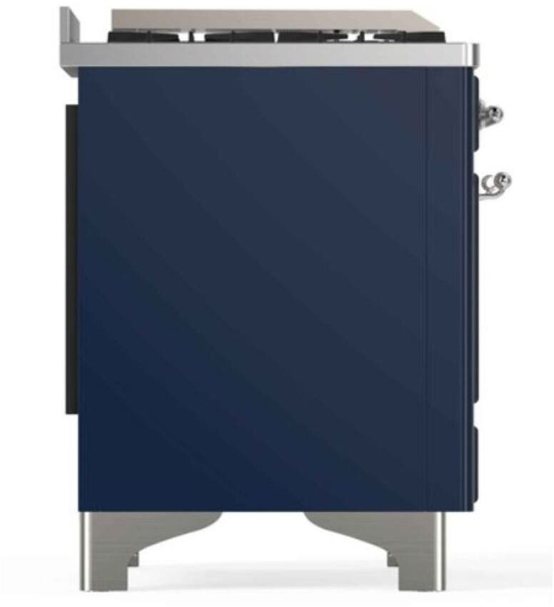 Ilve UM12FDNS3MBC Natural Gas In Midnight Blue W/ Chrome Trim