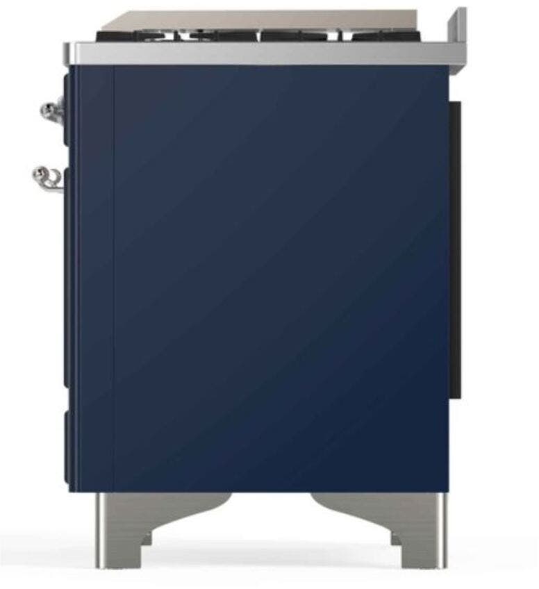 Ilve UM12FDNS3MBC Natural Gas In Midnight Blue W/ Chrome Trim