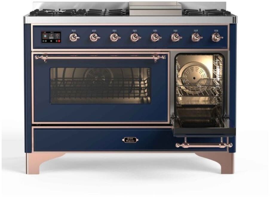 Ilve UM12FDNS3MBPLP Liquid Propane In Midnight Blue W/ Copper Trim