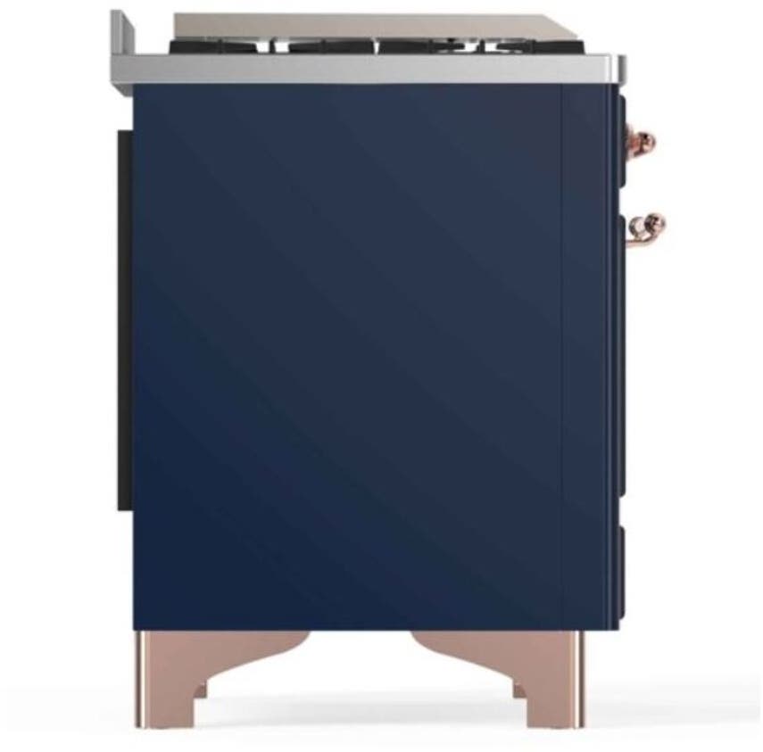 Ilve UM12FDNS3MBPLP Liquid Propane In Midnight Blue W/ Copper Trim