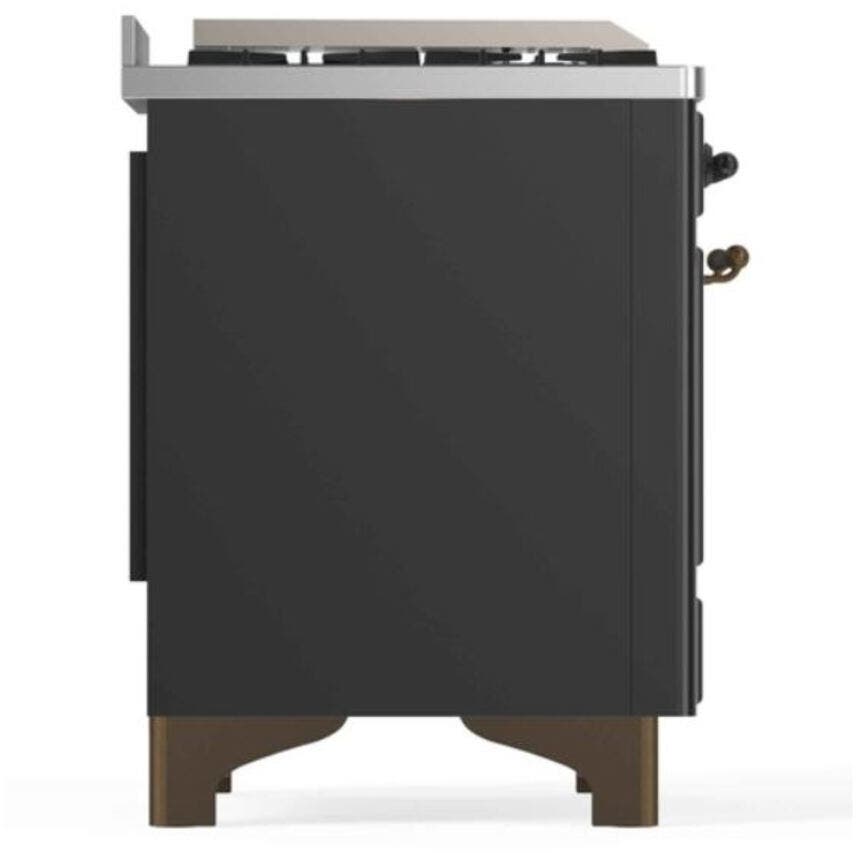 Ilve UM12FDNS3MGB Matte Graphite, Bronze Trim (Natural Gas)
