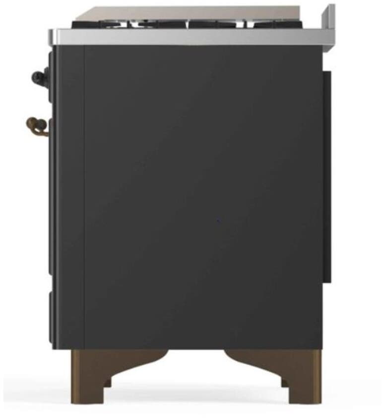 Ilve UM12FDNS3MGB Matte Graphite, Bronze Trim (Natural Gas)