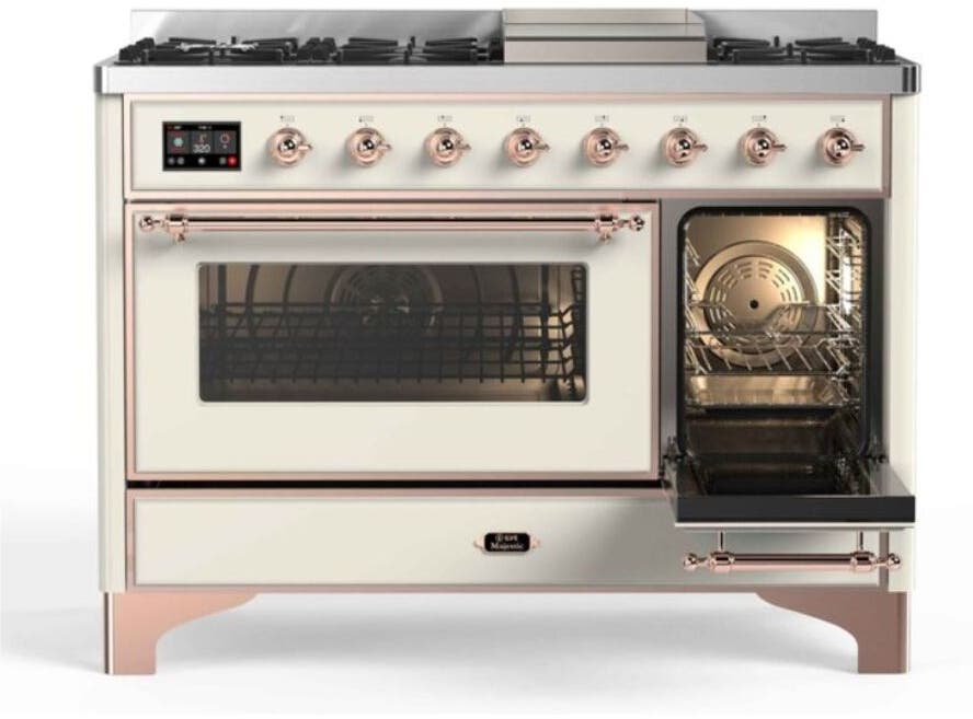 Ilve UM12FDNS3AWPLP Liquid Propane In Antique White W/ Copper Trim