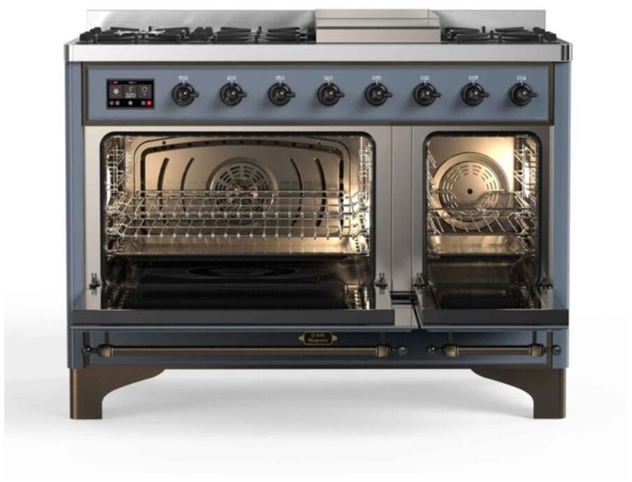 Ilve UM12FDNS3BGB Natural Gas In Blue Grey W/ Bronze Trim