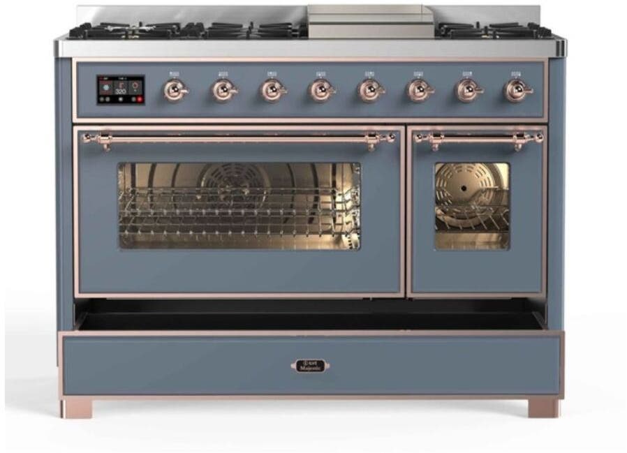 Ilve UM12FDNS3BGPLP Liquid Propane In Blue Grey W/ Copper Trim
