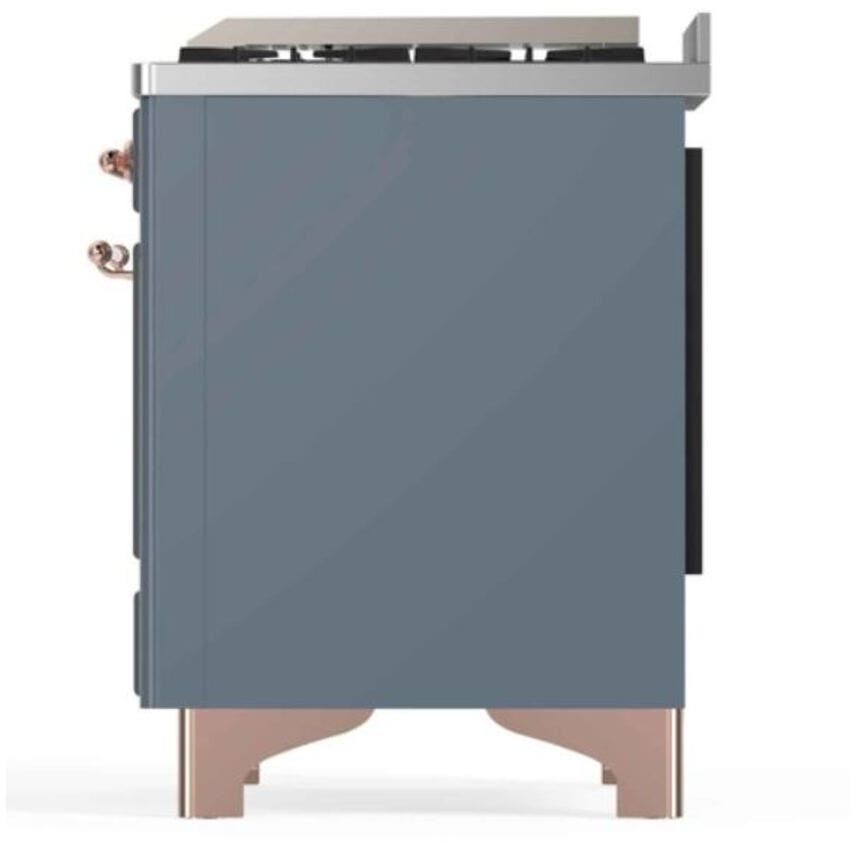 Ilve UM12FDNS3BGPLP Liquid Propane In Blue Grey W/ Copper Trim