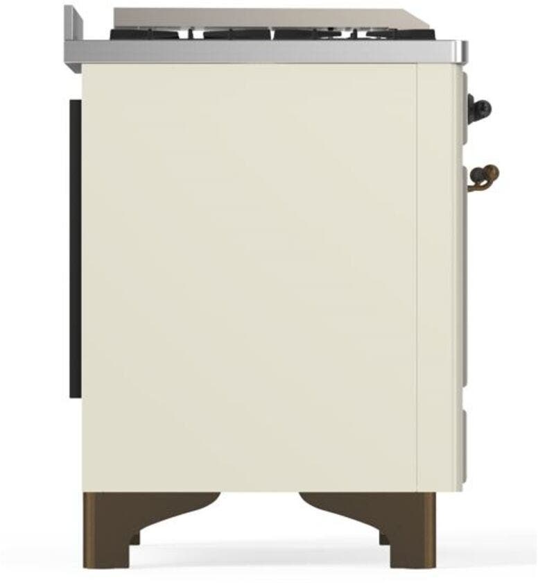 Ilve UM12FDNS3AWBLP Liquid Propane In Antique White W/ Bronze Trim
