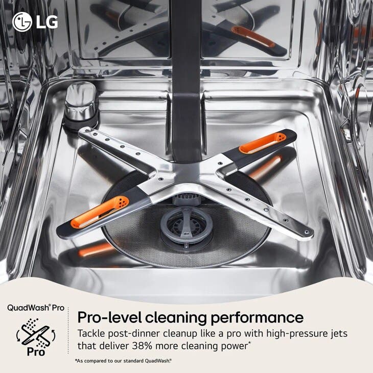 LG LDNTH753D Printproof Black Stainless Steel