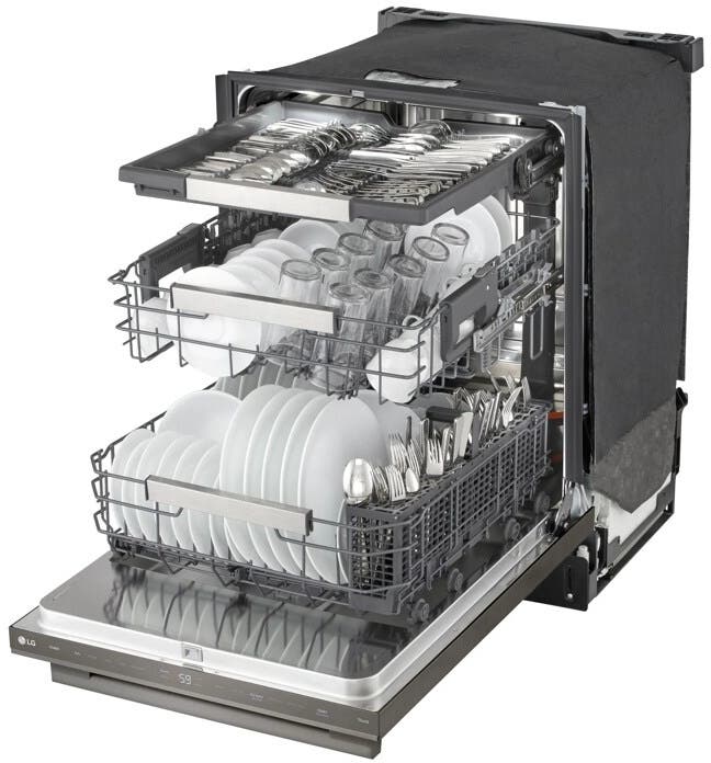 LG LDNTH753D Printproof Black Stainless Steel