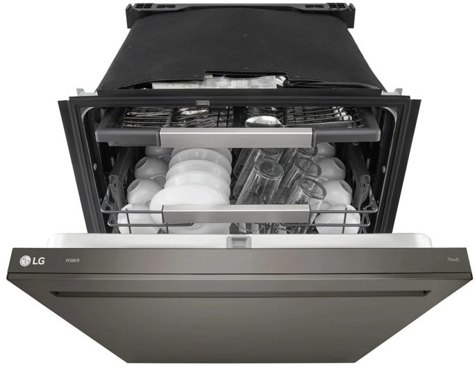 LG LDNPH753D 24 Inch Built-In Dishwasher PrintProof Black