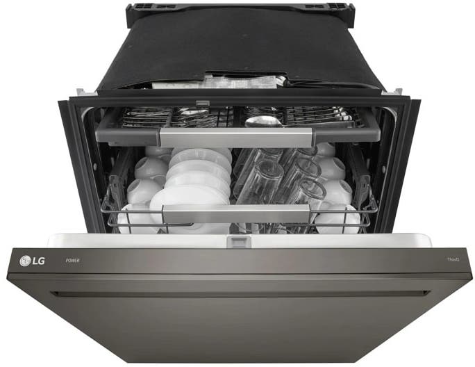 LG LDNPH753D Printproof Black Stainless Steel