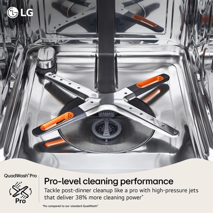 LG LDNPH753D Printproof Black Stainless Steel