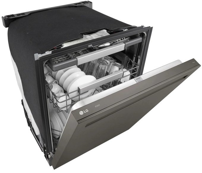 LG LDNPH753D 24 Inch Built-In Dishwasher PrintProof Black
