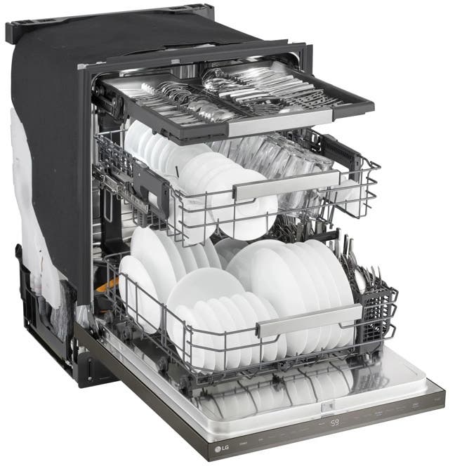 LG LDNPH753D Printproof Black Stainless Steel