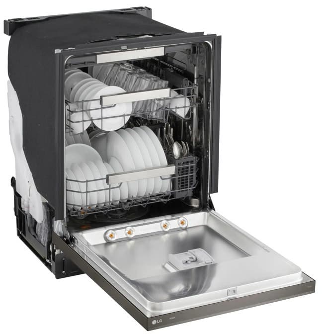 LG LDNPH753D Printproof Black Stainless Steel